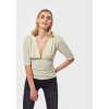 T-shirt femme beige pailleté KAPORAL