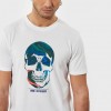 T-shirt homme avec imprimé tête de mort KAPORAL