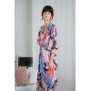 Robe tunique longue en voile rose MOLLY BRACKEN