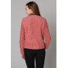 Blouson cuir rose femme Daytona