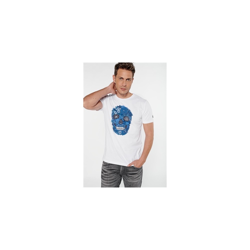 T.SHIRT BLANC MC IMPR LE TEMPS DES CERISES HOMME