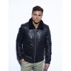 Blouson en cuir noir homme MIRAGE DAYTONA