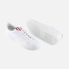 Baskets blanches en cuir ROSSIGNOL unisexes