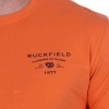 Tee-shirt hommes, orange à manches courtes RUCKFIELD