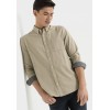 Chemise homme Camel anthracite régular