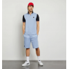 Polo homme mc color block ciel et marine EDEN PARK