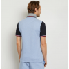 Polo homme mc color block ciel et marine EDEN PARK