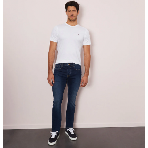 T-shirt homme blanc, col rond , manches courtes EDEN PARK