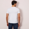 T-shirt homme blanc, col rond , manches courtes EDEN PARK