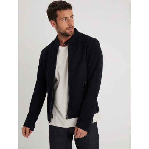 Blouson en daim homme, marine DAYTONA