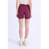 Short femme velours bordeaux MOLLY BRACKEN