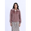 Blouson fourrure synthétique mauve MOLLY BRACKEN