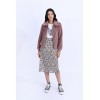 Blouson fourrure synthétique mauve MOLLY BRACKEN