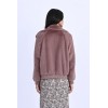 Blouson fourrure synthétique mauve MOLLY BRACKEN