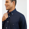 Chemise bleu foncé à broderie Eden Park dos