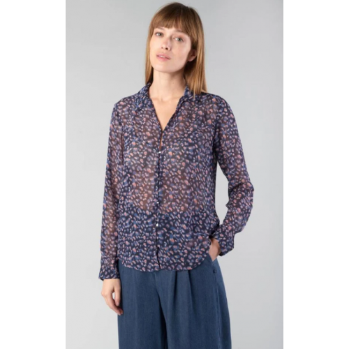 Chemise femme Luz à motif léopard LE TEMPS DES CERISES