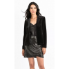 Veste femme courte en velours noir MOLLY BRACKEN