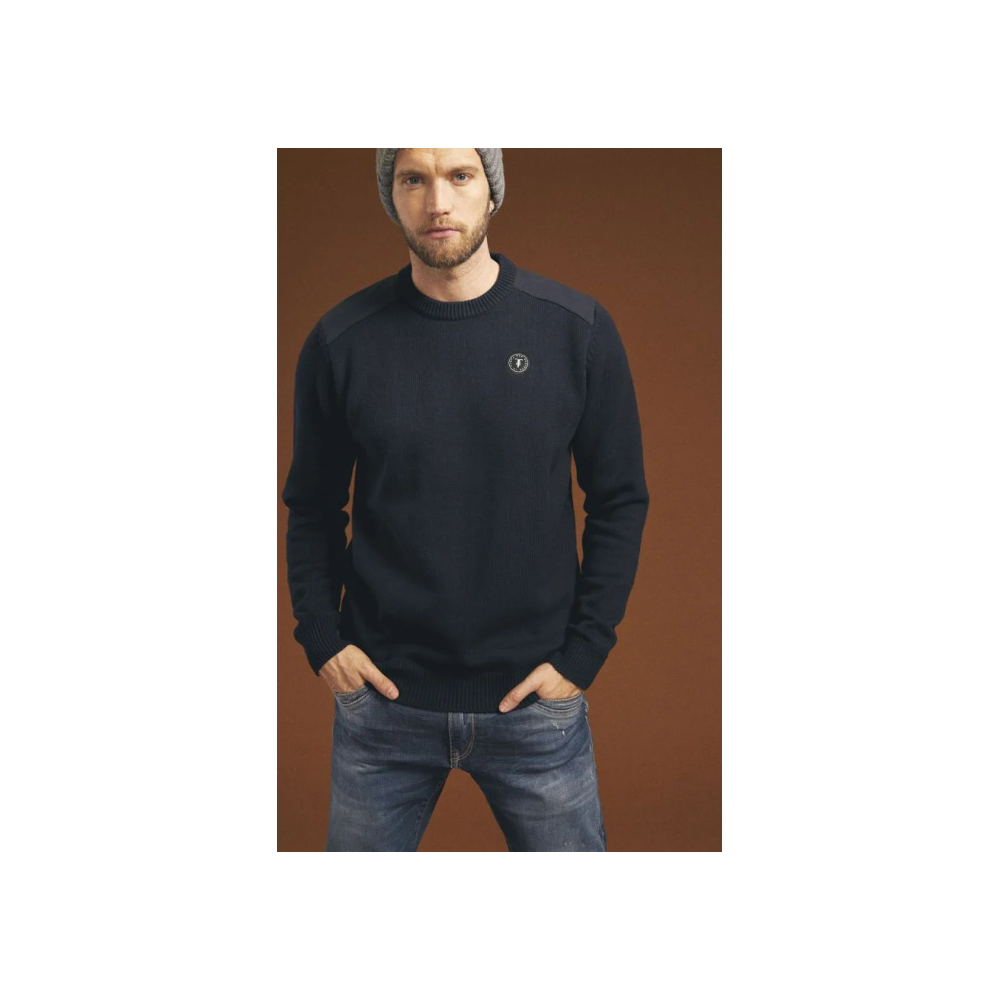 Pull homme Forex bleu nuit LE TEMPS DES CERISES