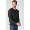 Pull homme Terry noir LE TEMPS DES CERISES