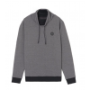 Sweat homme Lobrio gris chiné noir LE TEMPS DES CERISES