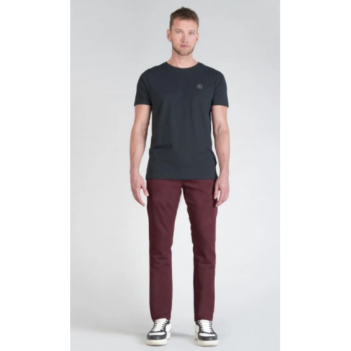 Pantalon homme chino Jogg Kurt bordeaux LTCH