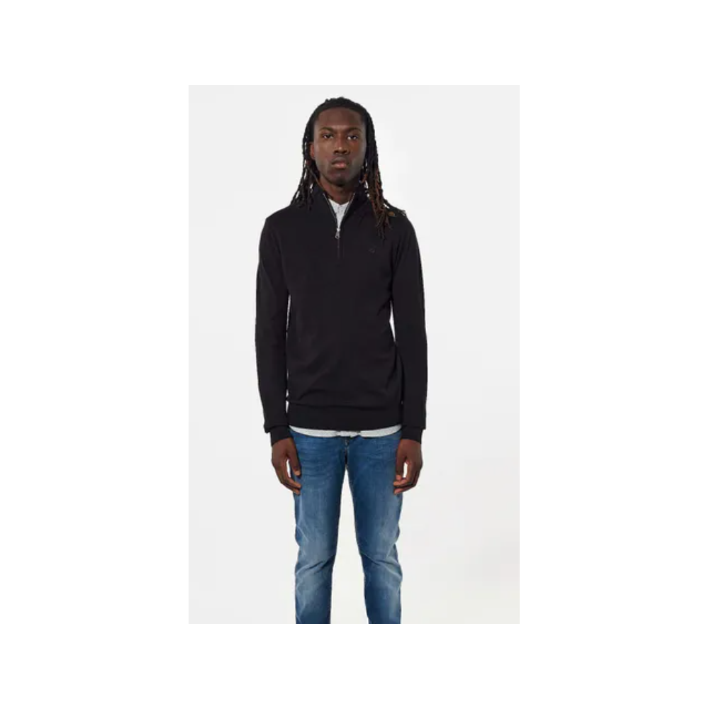 Pull homme ADA col camionneur noir KAPORAL