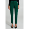 Pantalon femme vert skinny avec bande en satin RINASCIMENTO