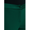 Pantalon femme vert skinny avec bande en satin RINASCIMENTO