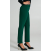 Pantalon femme vert skinny avec bande en satin RINASCIMENTO