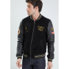 Teddy homme en cuir noir DAYTONA