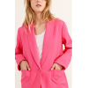 Blazer femme rose fushia 1 bouton MOLLY BRACKEN