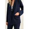 Blazer femme marine 1 bouton MOLLY BRACKEN