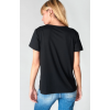 T-shirt femme Quinn noir imprimé LE TEMPS DES CERISES