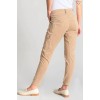 Pantalon femme cargo Rivera beige LE TEMPS DES CERISES