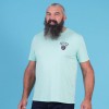 T-shirt homme mc Ruckfield Tropical Rugby vert d'eau