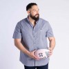 Chemise homme  Ruckfield Members Rugby Club House vichy bleu marine à manches courtes