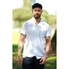 Chemise homme LIVIO en lin blanc LA MARINIERE FRANCAISE