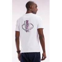 T-shirt homme EDEN PARK en coton blanc sérigraphié coupe droite