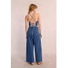 Combipantalon en jean à fines bretelles MOLLY BRACKEN