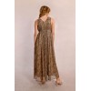 Robe longue, imprimé léopard MOLLY BRACKEN