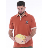 Polo à manches courtes terracotta Ruckfield Palm Beach
