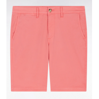 Bermuda homme EDEN PARK chino en coton stretch rose saumon
