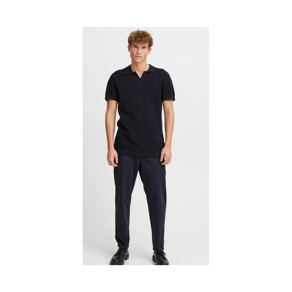 Polo homme ,marine à manches courtes CASUAL FRIDAY