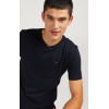 T-shirt homme EDEN PARK noir col V à manches courtes