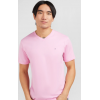 T-shirt homme EDEN PARK rose col V à manches courtes