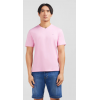 T-shirt homme EDEN PARK rose col V à manches courtes
