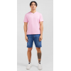 T-shirt homme EDEN PARK rose col V à manches courtes