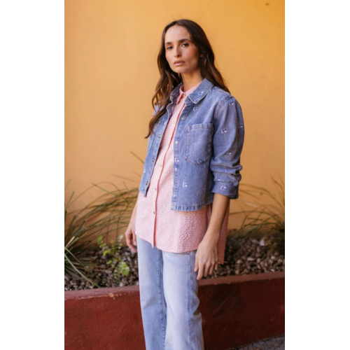 Blouson femme Apolo en jean LE TEMPS DES CERISES