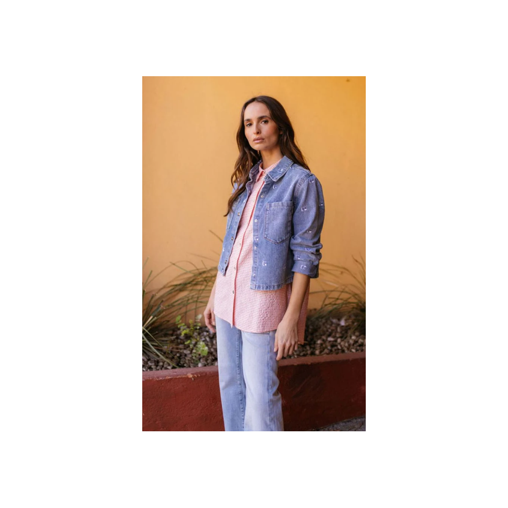 Blouson femme Apolo en jean LE TEMPS DES CERISES