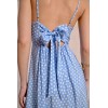 Robe longue à pois ciel et blanc MOLLY BRACKEN